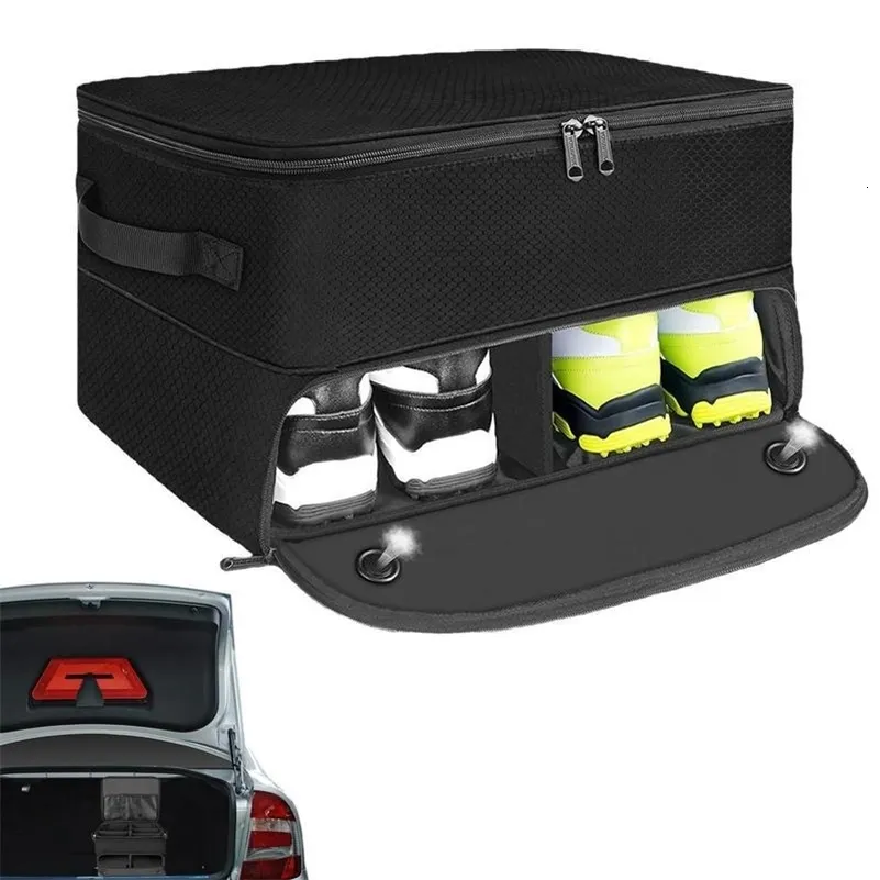 Foldable Golf Storage Bag Oxford Cloth Golf Organizer For Car Portable Oxford Cloth Golf Accessories Ball Towel Holder Box 240306