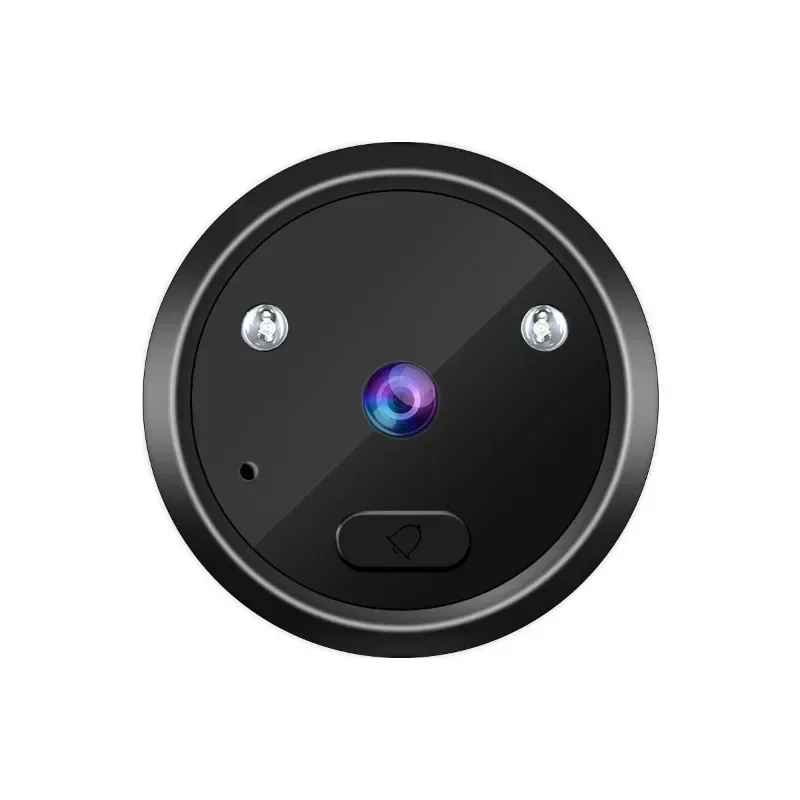 2024 2.4Inch LCD Video Peephole Doorbell Camera IR Night Vision Video Eye Door Bell Visual Doorbell Smart Home Outdoor Camera