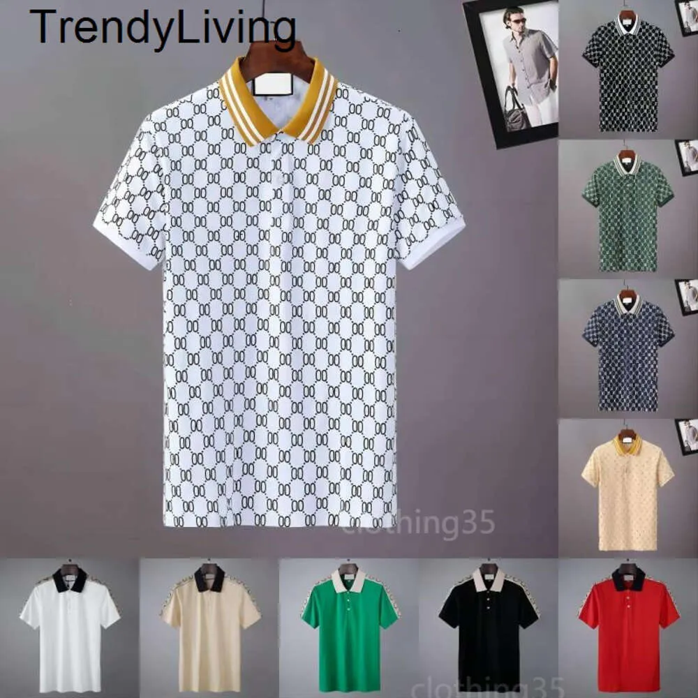 Nouveau designer polo hommes polo hommes polos luxe italie hommes vêtements à manches courtes mode décontracté hommes été t-shirt de nombreuses couleurs sont disponibles t-shirts