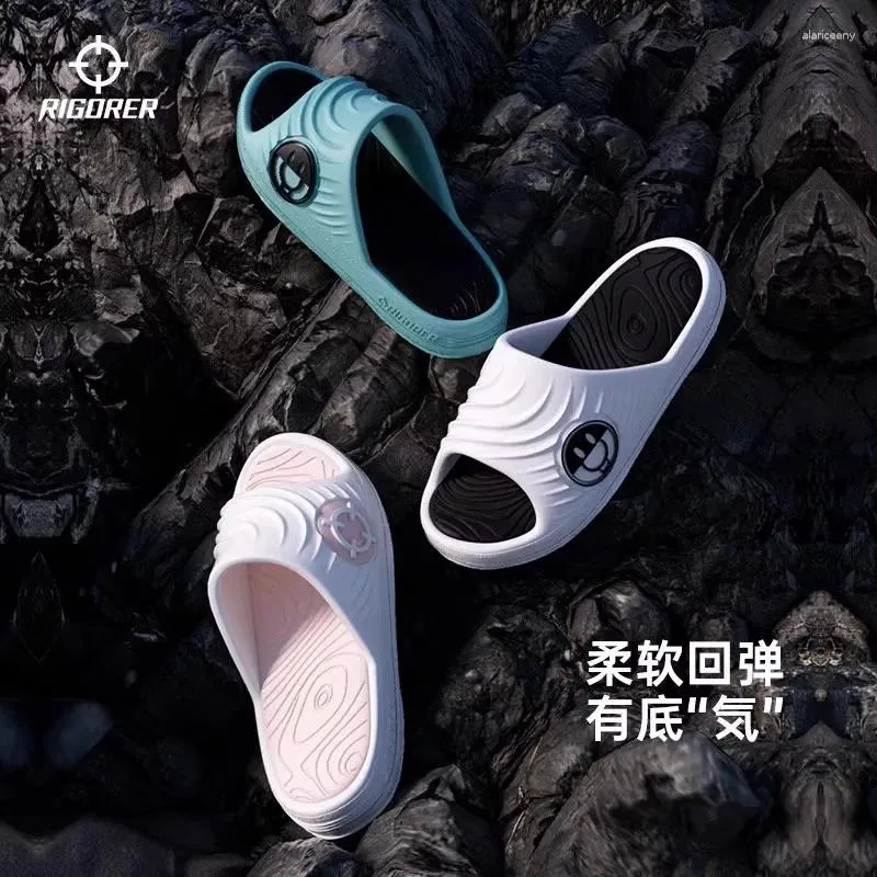 Sapatos Casuais Rigorer Homens Chinelos Elegantes Respiráveis Esportes Sandálias Leves Lazer Ao Ar Livre Praia Casa