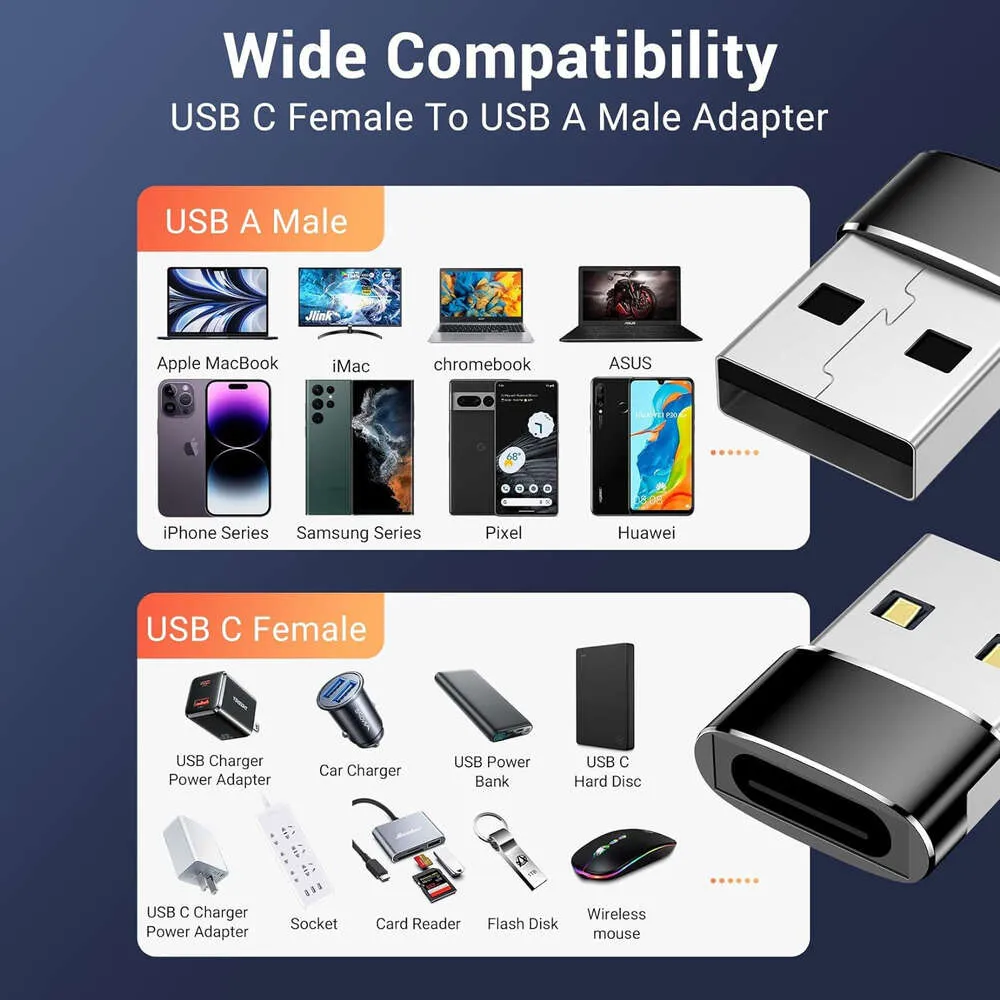 OTG mobiele telefoon datakabel oplaadkabel adapter USB naar Type-c vrouwelijke poortconverter