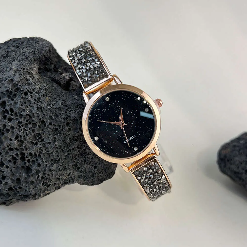 Роскошные модные кварцевые женские часы Full Star Light с бриллиантами и звездным небом