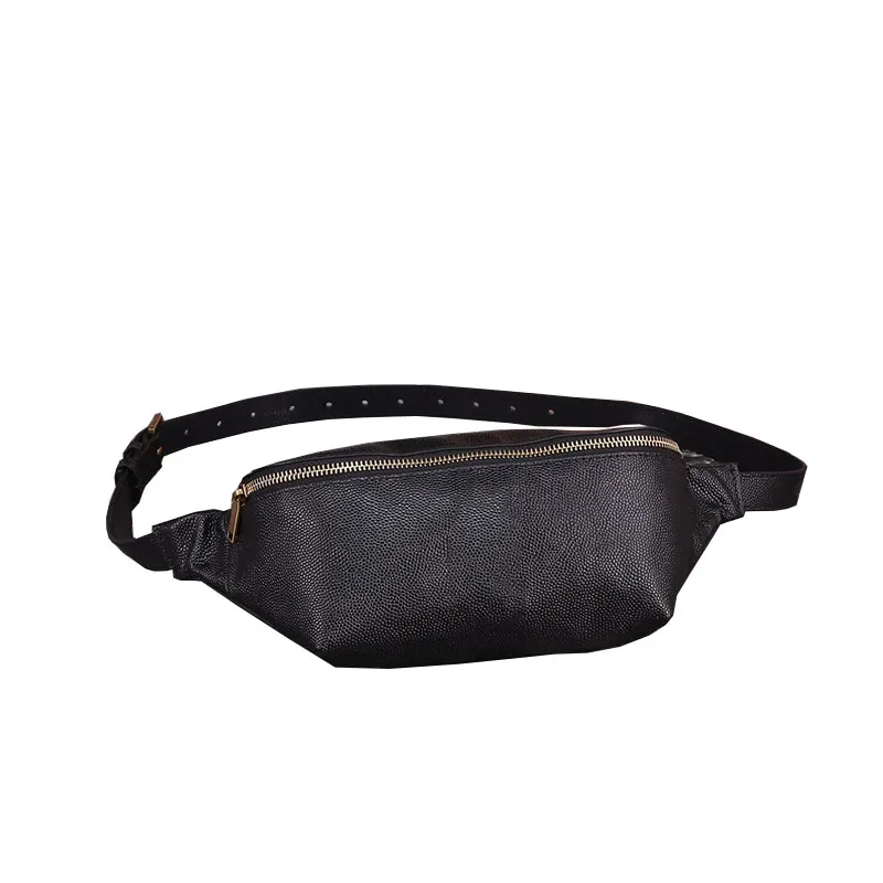 Schwarze Leder-Designer-Bauchtasche, Hüfttaschen, Damen-Gürteltaschen, modische Bauchtasche, Luxus-Gürteltasche, Gürteltasche, Schultertasche, Damen-Umhängetaschen, Gürteltaschen, lässige Brusttaschen