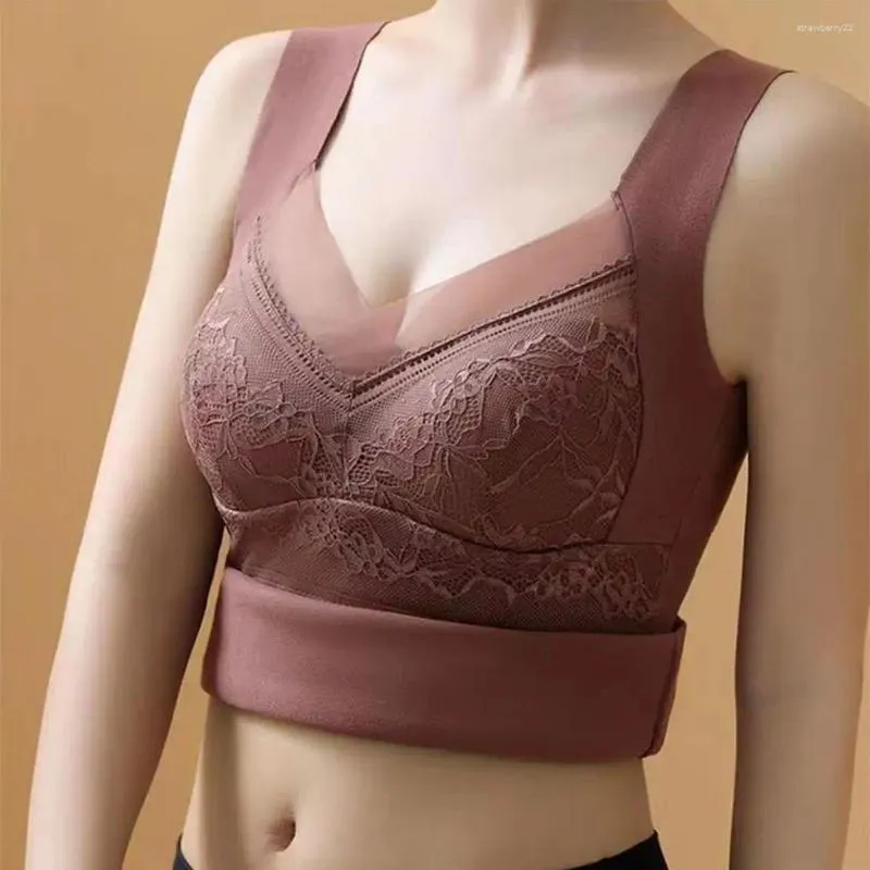 دبابات Camisoles سترة نساء مع منصات الصدر الدانتيل Camisole PAD V-DEAC