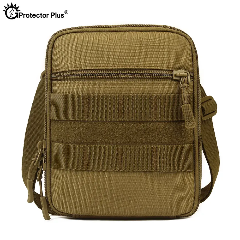 Sacs Protector Plus molle Pouche tactique 6 pouces Sac de téléphone portable Military Sport extérieur Randonnée de voyage Bag Nylon Portable