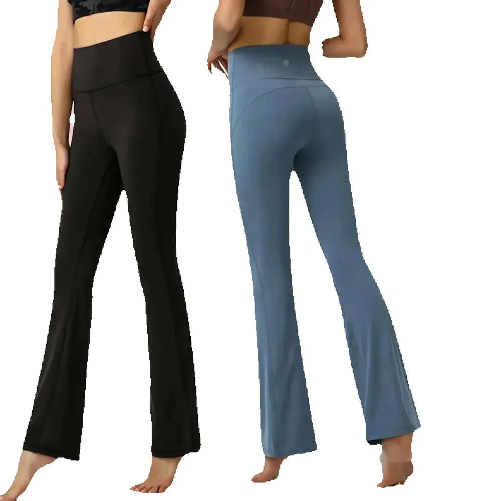 Offizielle High-End-Replika der Yoga-Sporthose mit hoher Taille und Schlaghose für Damen