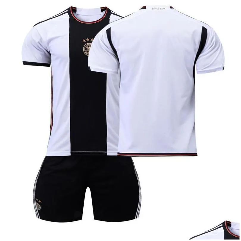 Jerseys 23 Alemania Home Jersey No. 13 Mler 19 Sane 7 Haverz 8 Kroos Conjunto de traje de fútbol Entrega de entrega Bebé Niños Ropa de maternidad Niño Otx6D