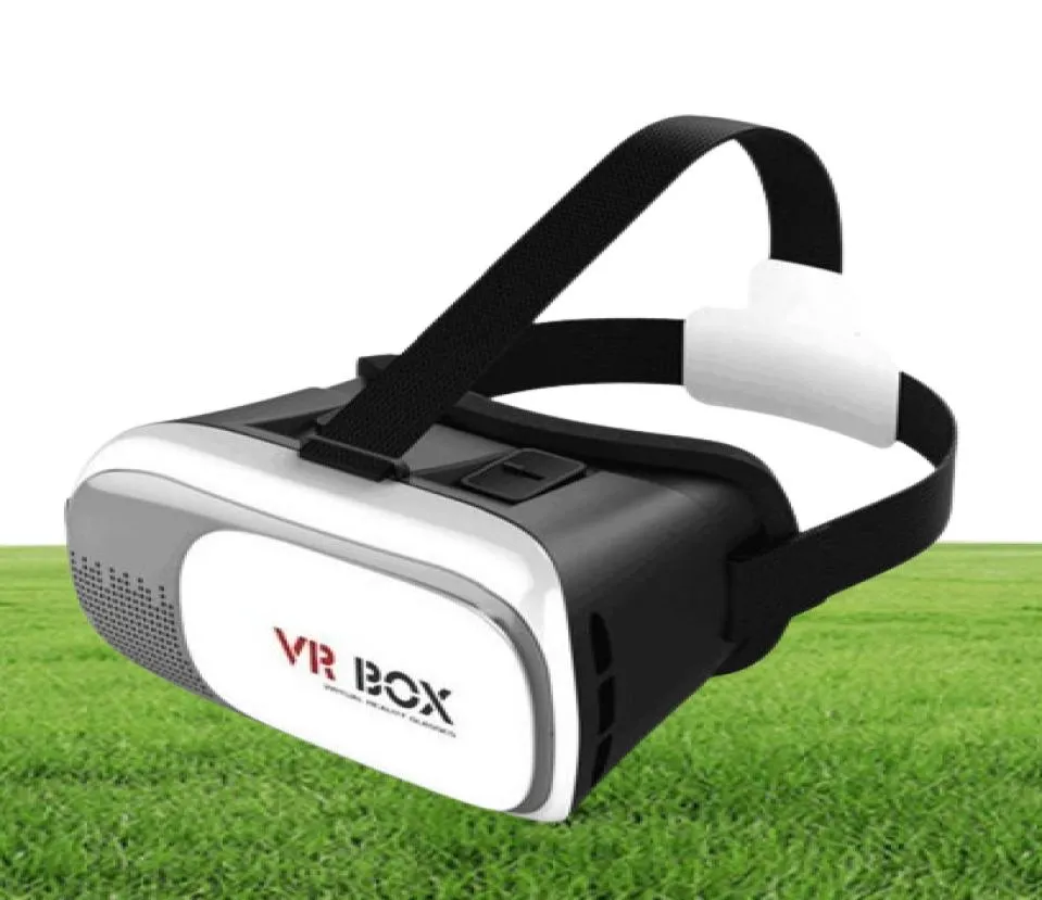 VR Box 3D Glasses Headset Virtual Reality phones Case Google Cardboard Movie Remote for Smart Phone VS Gear Head Mount Plastic VRB8096245