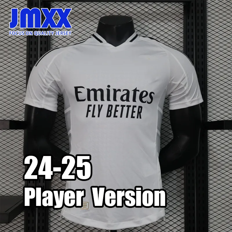 JMXX 24-25 Real Madrids Soccer Jerseys Home Away Pre Match Herr Unifors Jersey Man Football Shirt 2024 2025 Player Version