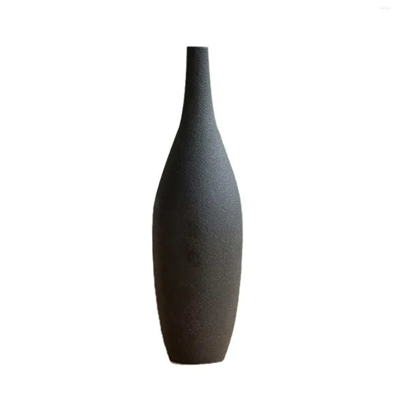 Vases Vase en céramique moderne Texture lisse vitrée Design mat Stable Floral Décoration idéale pour