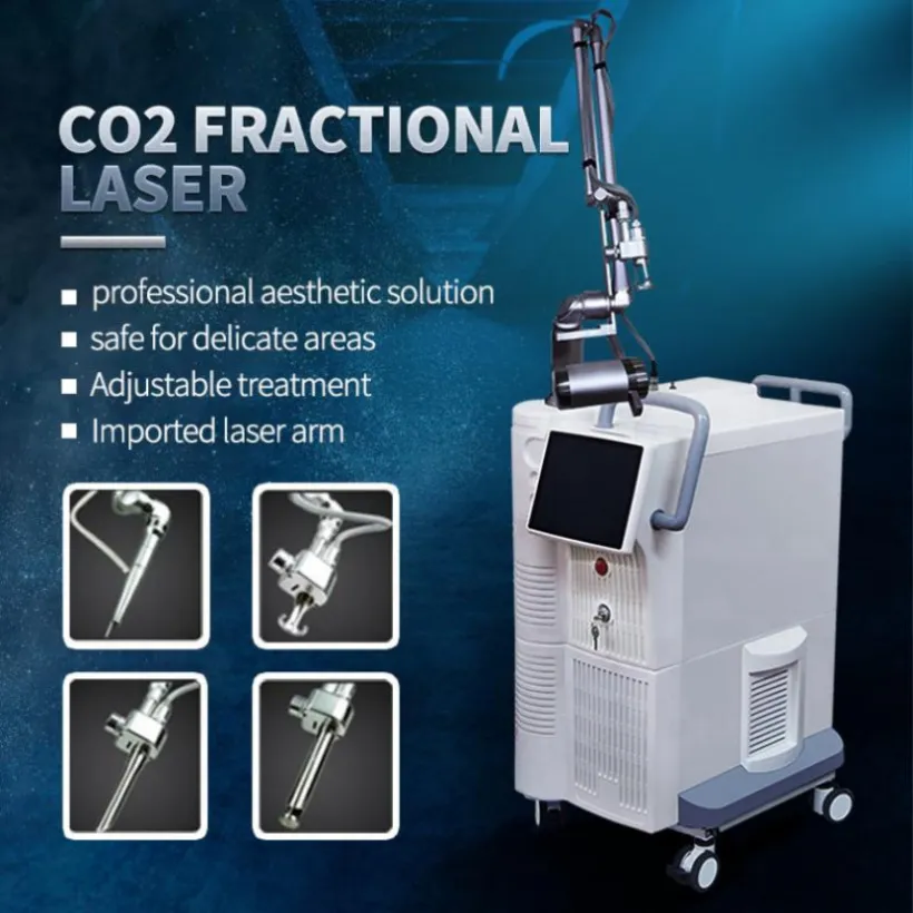 Lasermaskin hud återförsäljning fraktionerad 4d la ser spot akne borttagning stretch markerar laserbehandling co2 skönhetsutrustning spa användning