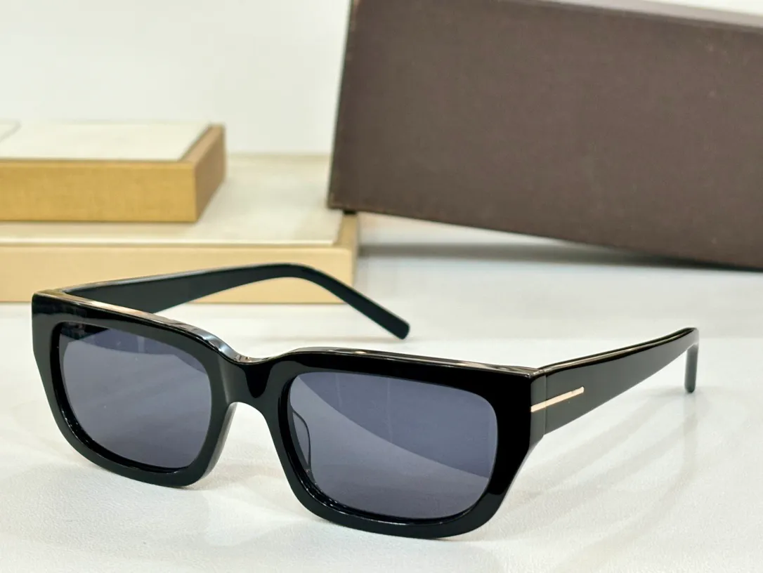 Designer solglasögon för män kvinnor 1075 överdimensionerade mode CR-39 avantgardeglasögon stil anti-ultraviolet klassisk popularitet rektangel ramglasögon slumpmässig låda