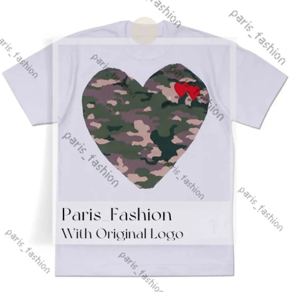 Mens T Shirt Designer T Shirts Love Red Heart CDG Casual Women Quanlity Lovers Shirts Brodery Short Sleeve Tee Leisure Streetwear Tide Fashion Sweat Shirts 780