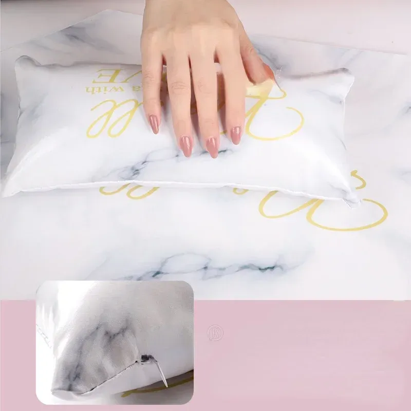 1pcs/lotネイルハンドホルダー折りたたみ可能な洗える手枕ネイルアートアームレストマニキュアツールテーブルマット