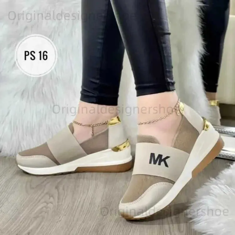 Buty swobodne damskie sportowe buty dla kobiet jesienne duże nowe klinowe buty do mody butów moda kobieta trampki zapatos de Mujer T240323