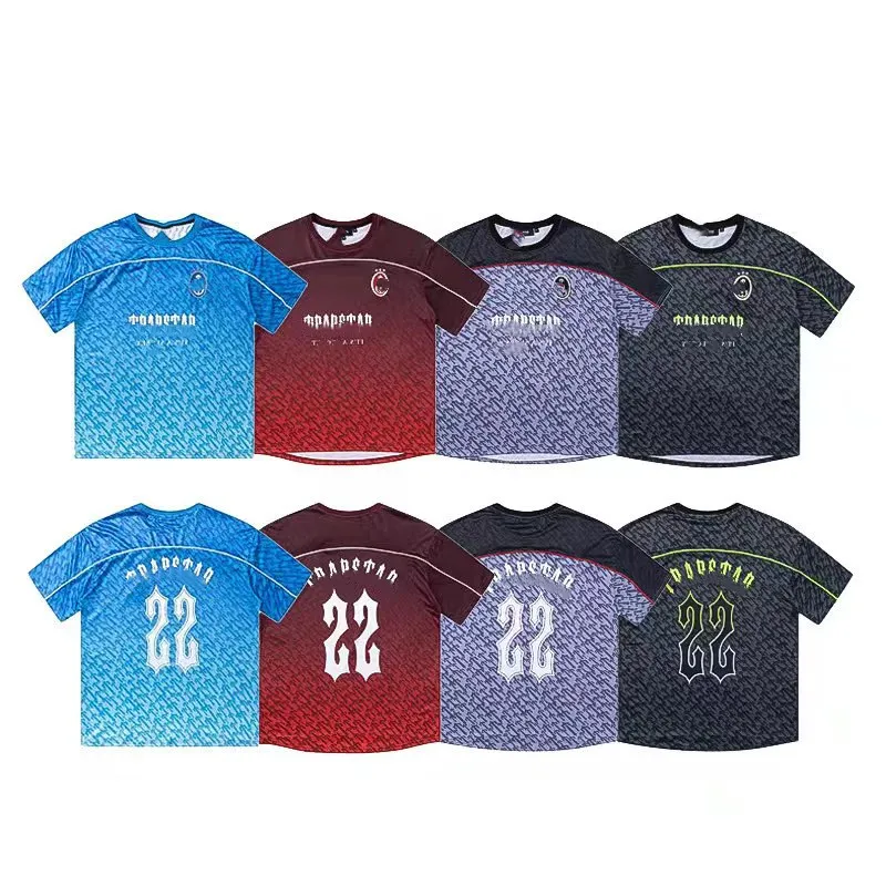 Designer sports short sleeves. Gradient color sport cotton T-shirt.22 letter printed mesh T-shirt. Loose and breathable thin short sleeves