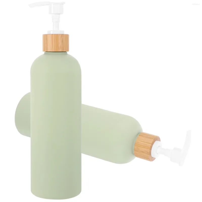 Bottiglie di stoccaggio Bottiglia secondaria Gel doccia Shampoo Lozione Pompa a pressione Vuota 2 pezzi Dispenser Sapone per le mani