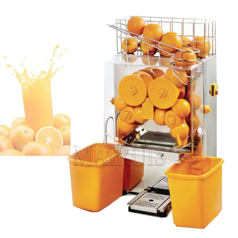 Orange Juice Machine Citrus Juicer Fruit Juice Extractor 20 Orange/min Juicing Press Commercial Fruit Press