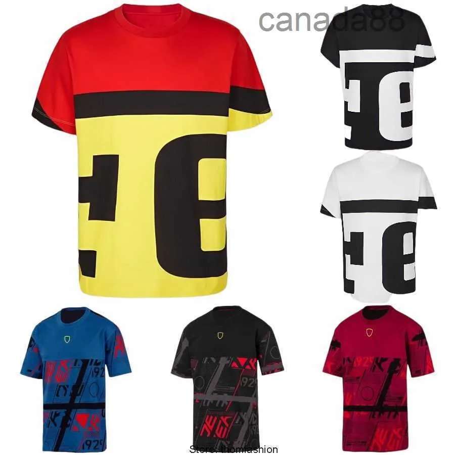 F1 Ferari T-shirt formule été hommes manches courtes en plein air amateurs de course t-shirts séchage rapide vtt Jersey grande taille hauts BIQX