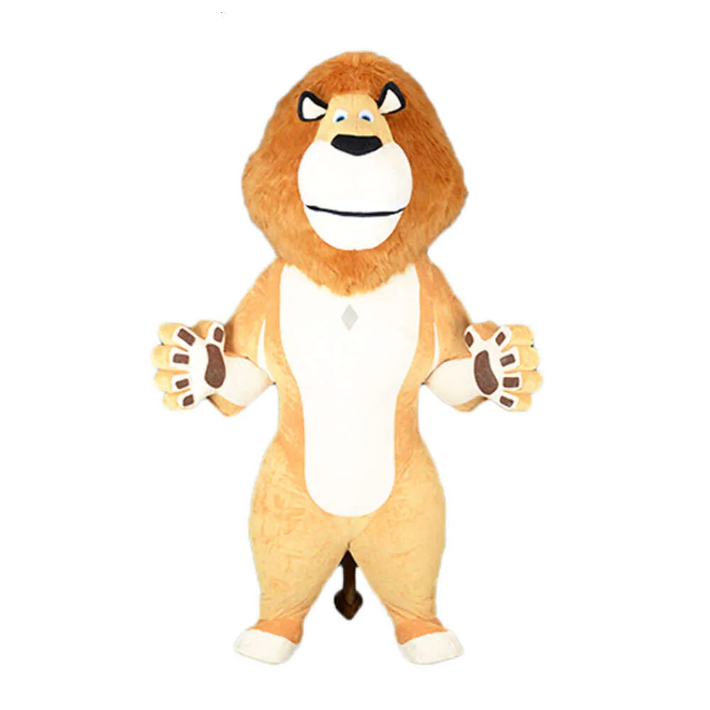 マスコットコスチューム2m/2.6m/3m Iatable Costume Animal Carperty Blow Up Lion Mascot Adult Full Body Carnival Suit for Entertainment