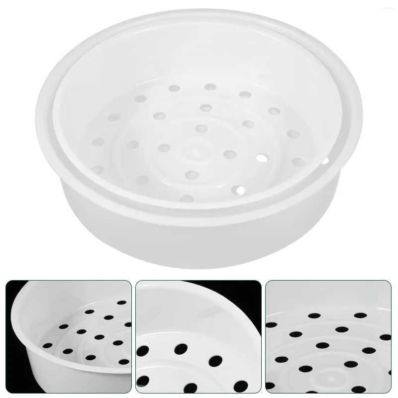 Double Boilers 2 Pcs Steam Rack Mesh Food Steamer Basket Pot Pressure Cooker Multipurpose Plastic Practical Steaming For Home Strainer