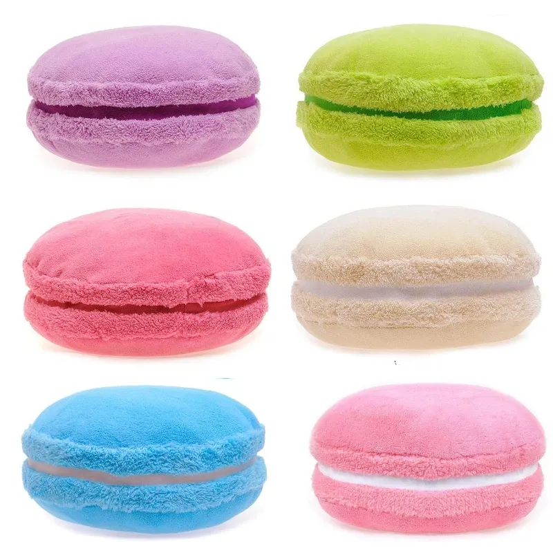 Dockor 37 cm macaron kast kudde midja kudde tjej hjärta soffa fylld leksak midja kudde fast färg hushåll kudde kast kudde