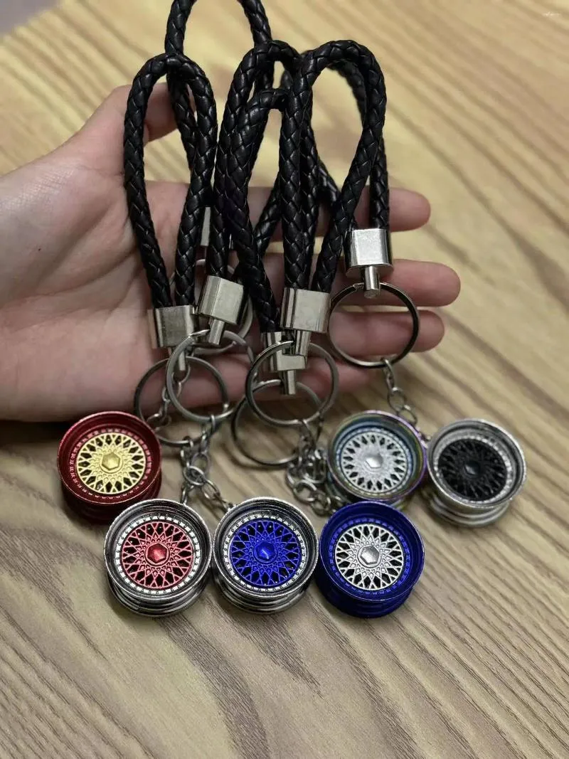 Porte-clés BBS Fenghuo Jante de roue Porte-clés 3D Passionné de voiture Pendentif Cadeau