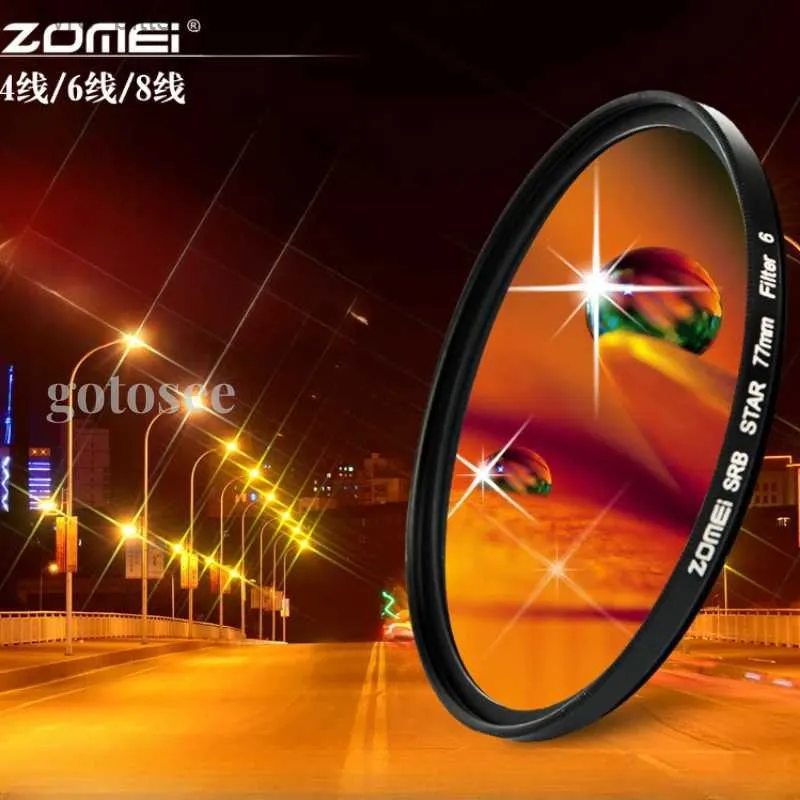 DHgate.com:52-82mm Zomei Star Filter Camera Lens Filter Star