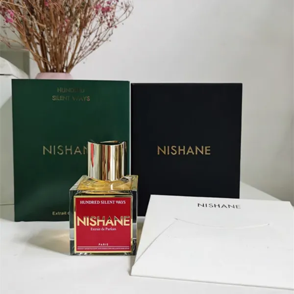 Nishane 향수 백 침묵 방법 100ml eau de 향수 남성용 쾰른 지속 시간 좋은 품질 고 향수 모공 파르 룸 100ml