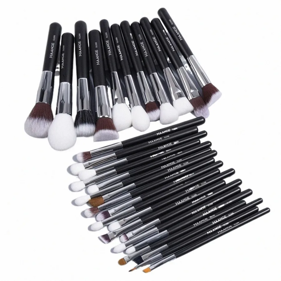 30sts PROFIAL Makeup Brushes Set Cosmetic Beauty Tools Foundati Eyeshadow Ccealer Blend Brushes Fluffy Bristle Powder D4ya#