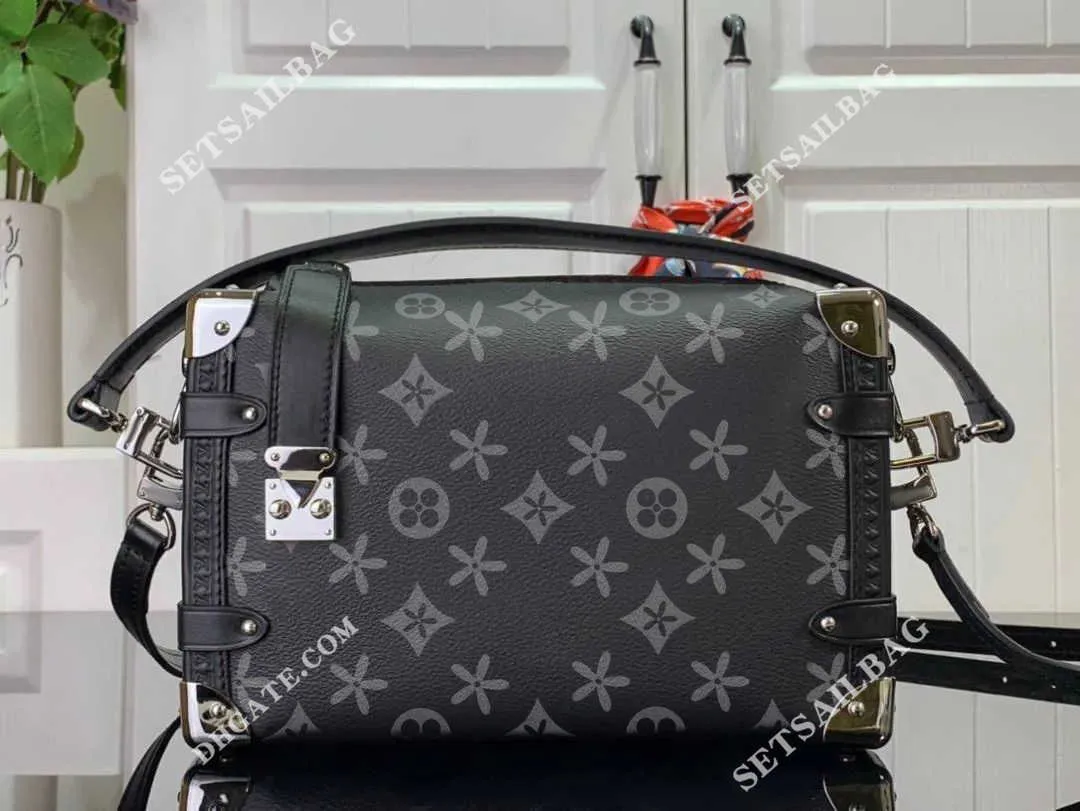 Totes toppkvalitet kvinnors kopplingspåsar sida stam låda lyx totes handväska louvis pochette nano man designers äkta läder mode crossbody axelväskor