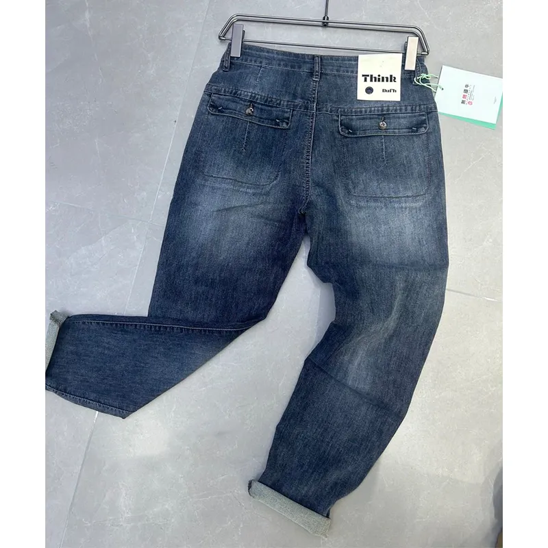 Jeans da uomo, versione slim fit micro span, buona elasticità, versione fashion-8988