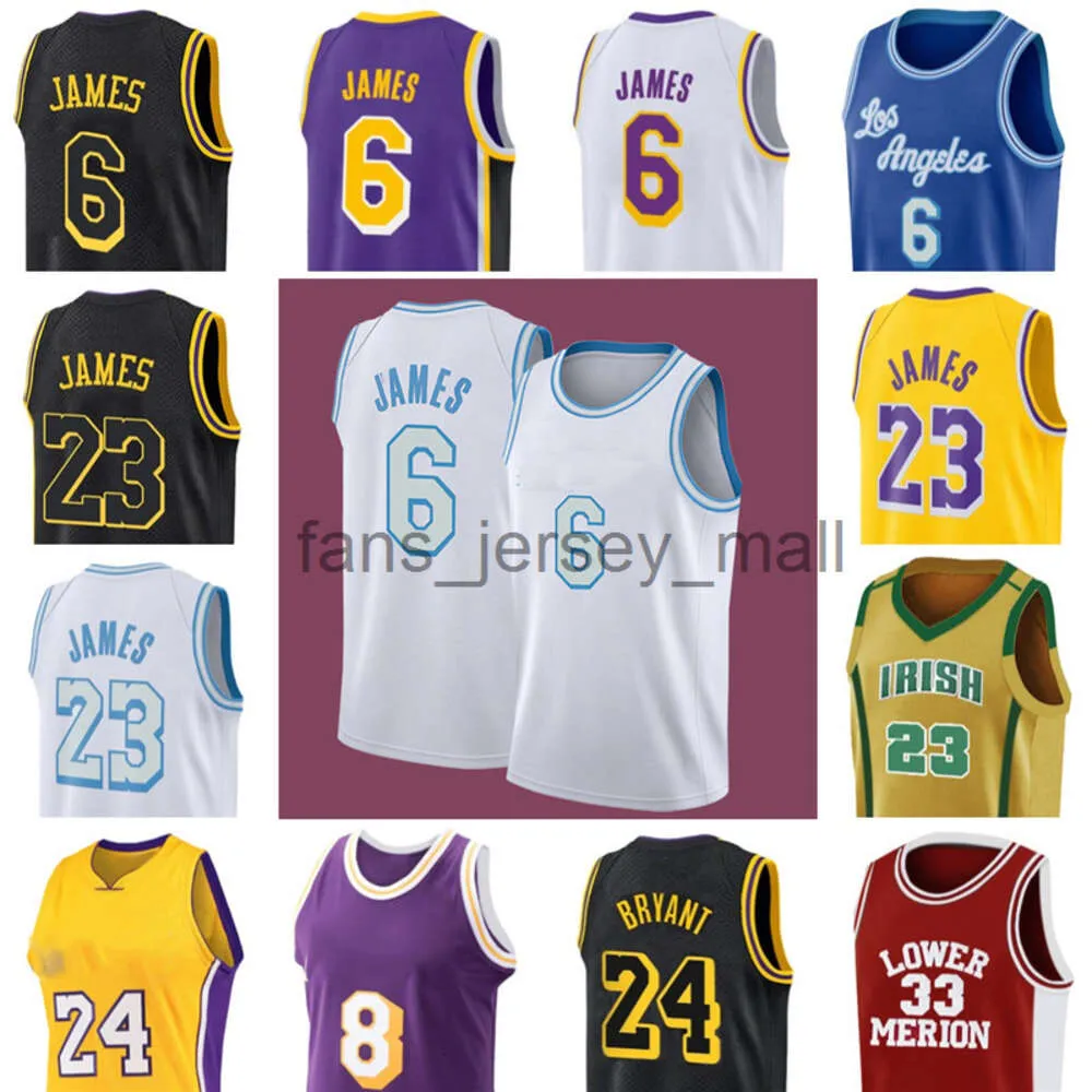 Space Jam 2 Tune Squad NCAA 6 LBJ 23 3 Anthony Los Bryant Davis Angeles Basketball Jersey james Lower Merion College Lebron Stitched Jersey z7