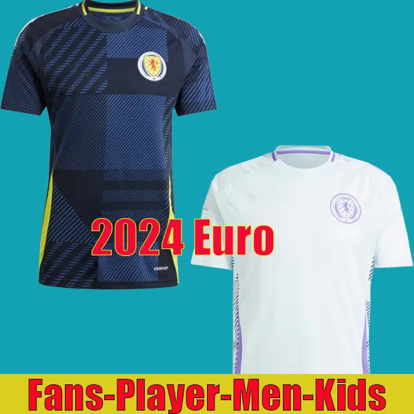 Euro 24 Schotland voetbalshirt 150e verjaardag voetbalshirt blauw 2024 2025 voetbalshirt 24 25 uniformen heren kindersets uniform