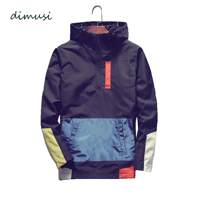 DIMUSI Heren Bomber Jassen Mode Mannen Anorak Hip Hop Streetwear Kapmantels Mannelijke Toevallige Honkbal Uniform Kleding 5XL 240320