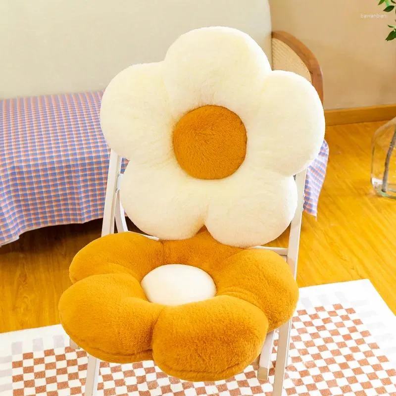 Yastık moda çiçek dairesel şekil bezi ile yumuşak şekerleme ofis sınıfı sandalye kanepe yatak odası zemin kış kalın