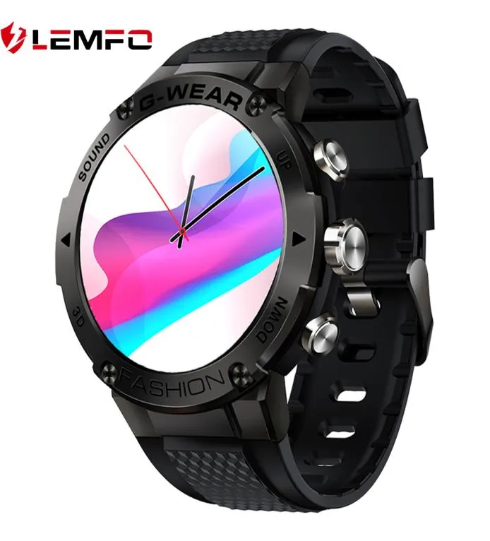 LEMFO K28H Smart Watch da uomo Chiamata Bluetooth Personalizza quadranti Musica Super Long Standby 3 pulsanti laterali Sport Smartwatch 20217359869