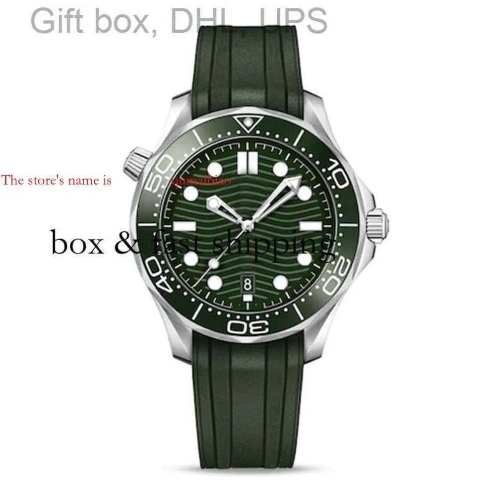 Titanuhr AAAAA Neues Modell Green Gd Men Diver Herren Keramiklünette Luxusuhr Uhren Origina Automatisches mechanisches Uhrwerk 300 m Master Montre Montredelu