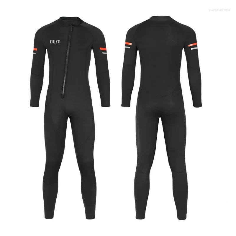 Costume da bagno da donna Muta da sub in gomma cloroprene da 3 mm per uomo Isolamento ispessito monopezzo e protezione dal freddo Snorkeling Surf