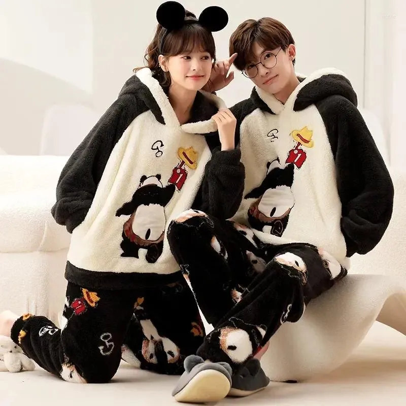 DHgate.com:Mens Flannel Pajama Sets, Warm Hoodies, Thick