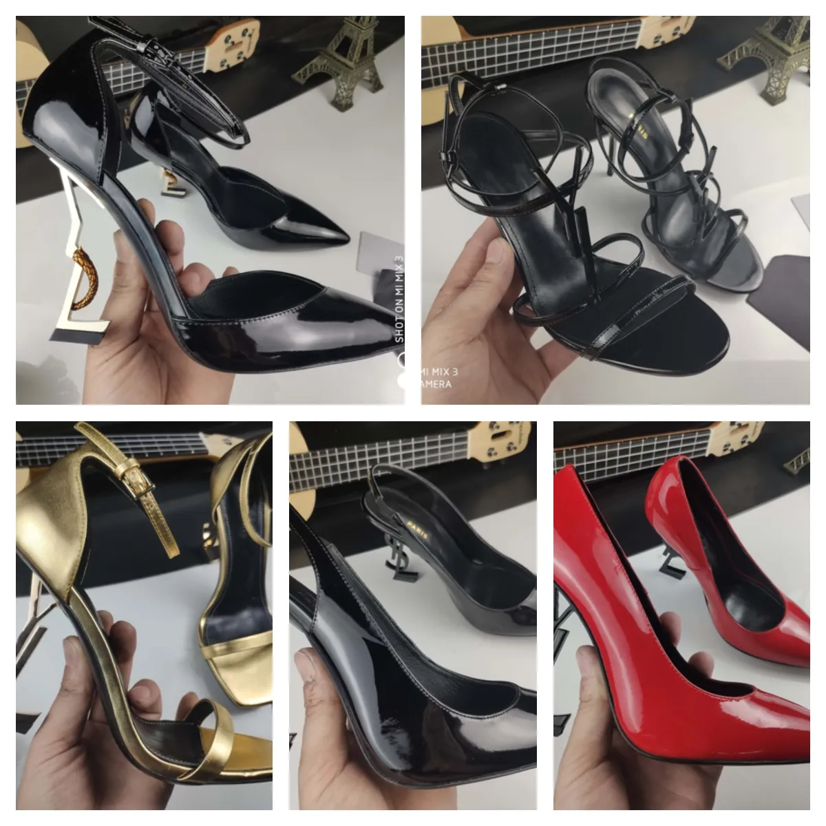 Designer Femmes Slingback Heels Classics Fashion Beach Bottom Shoes Talons Sandals Shoe Alphabet Lady Sandal Leather Pompe à talon haut pour femme