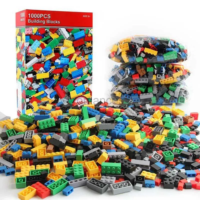 Sortera häckning Stacking Toys 1000 DIY Creative Building Blocks Komplett uppsättning Urban Classic Assembled Birthday Presents Childrens Education 24323