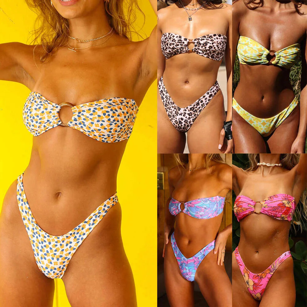 New womens sexy bikini womens adult strapless swimsuit