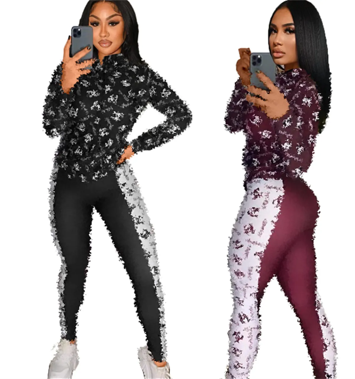 Designer Tracksuit Plus Size Women 2 Piece Sets Polyester Woman Hoodies And Pants Tracksuit Running Clothes Casual Outfit Sports Jogging Suits Sweatsuits