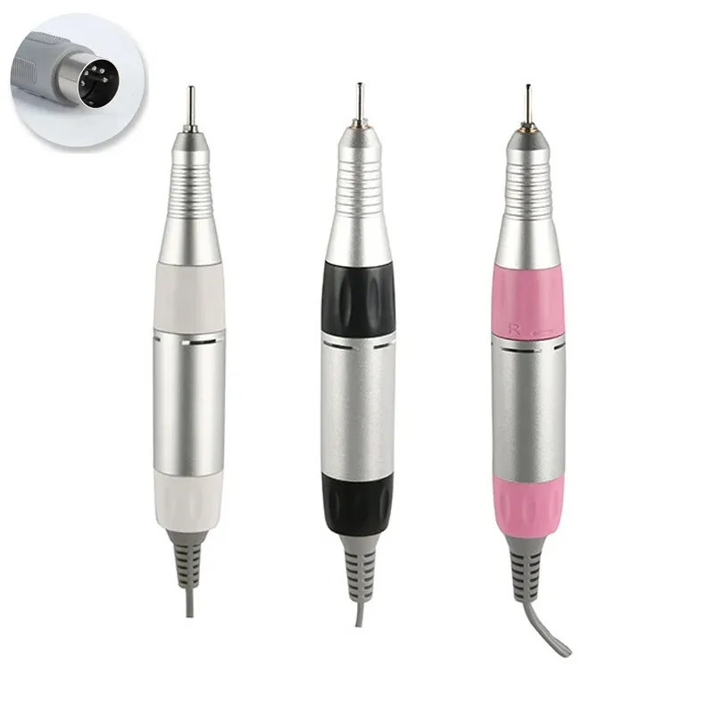 Drills 35000RPM Electric Nail Drill Machine Stainless Steel Handle Electric Manicure Drill & Accessory Nail Art Tool 3 Color Choice