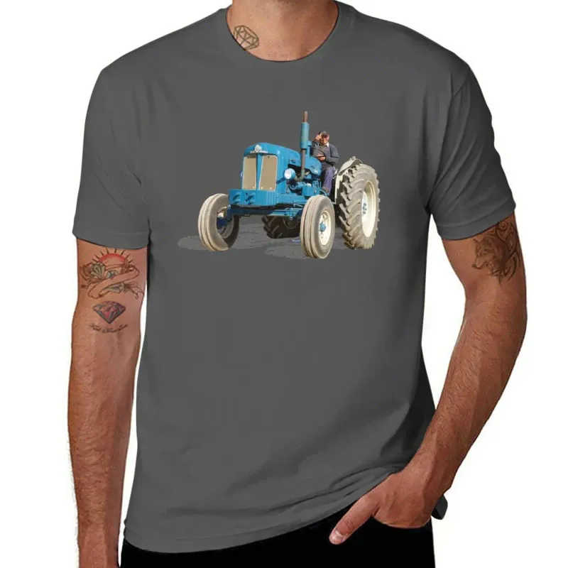Mens Tops Super Major (Modelo de Exportação) O último Fordson Tractor T-shirt Camisetas Sweat Roupos Camisetas Graphic T-shirts Anime