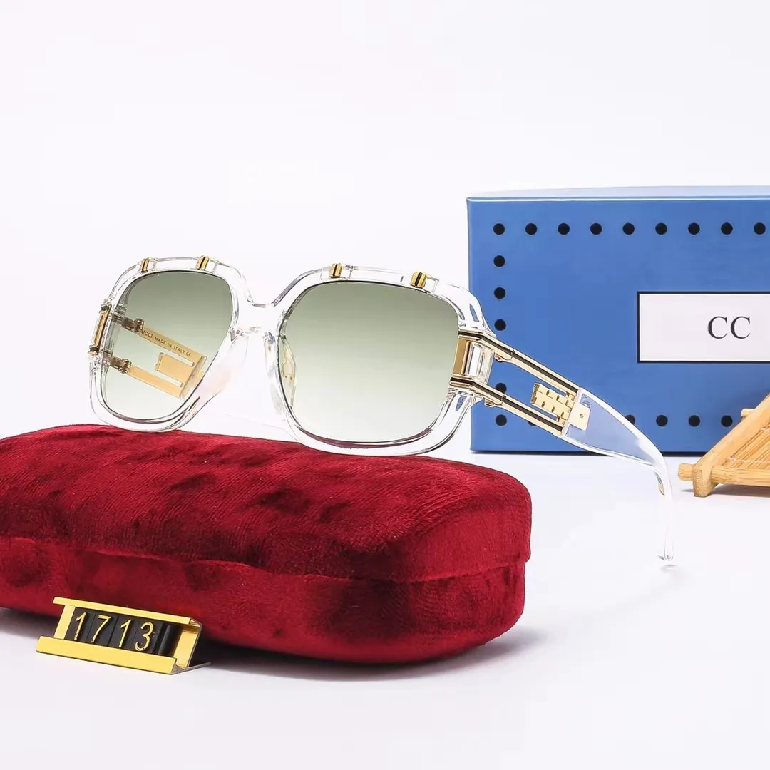 Designer-Sonnenbrillen für Männer und Frauen, modische, klassische Sonnenbrille, luxuriöse polarisierte Piloten-Übergroße-Sonnenbrille, UV400-Brille, PC-Rahmen, Polaroid-Linse