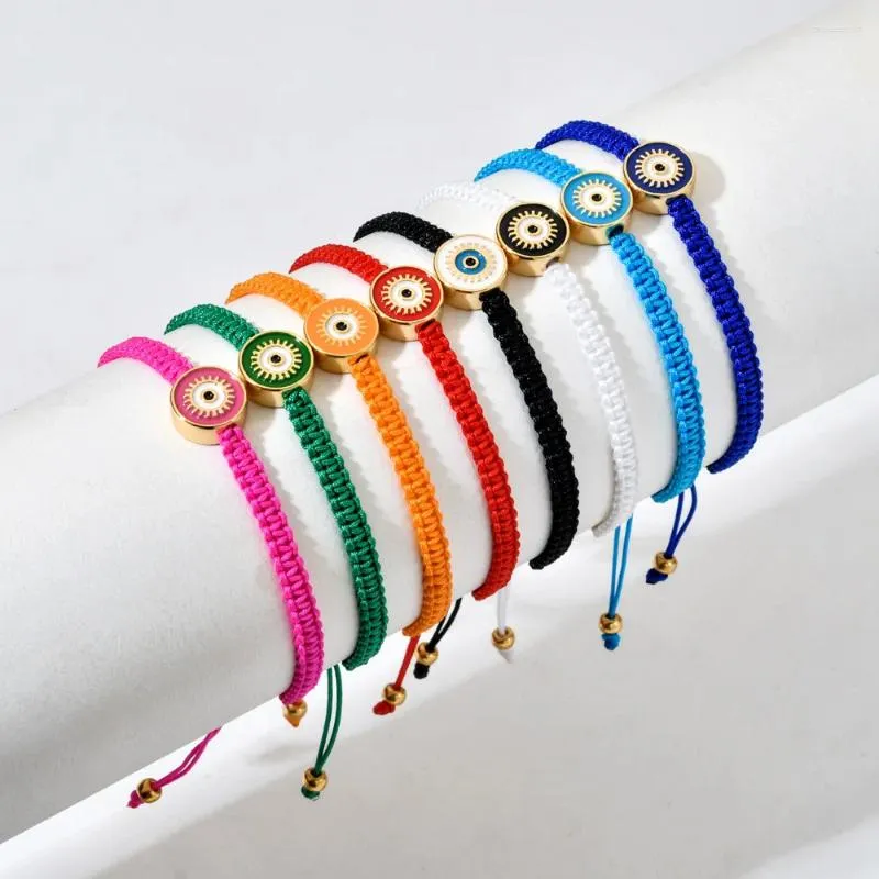 Strand Mosengkw – Bracelet tissé en céramique, Style ethnique rétro, mignon, avec réglable, artisanal, créatif