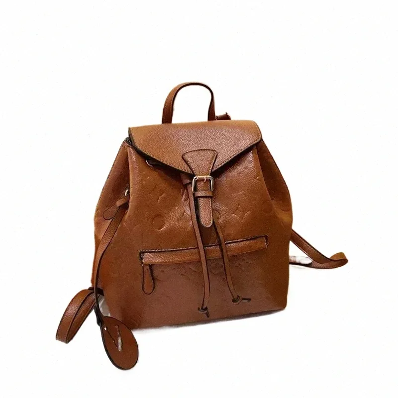 designer Christopher Backpacks Style Fi Packs Women Luxury Handbags Embossed Frs Backpack Drawstring School Bags Classic Mini Student Bag M45 Z19U#