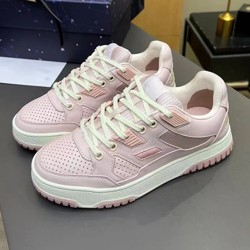 new arrive women and men thick sole trainers runway designer hot sale lace up couples outside walking running flat causal sneakers unisex size